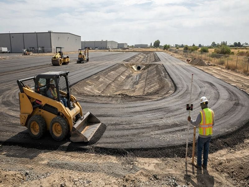 New Parking Lot Line Escalon Ca