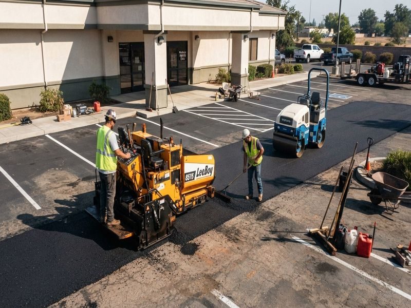 Commercial Asphalt Repair Resurfacing Hughson Ca