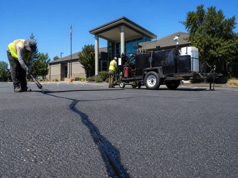 Commercial Asphalt Repair Resurfacing Keyes Ca