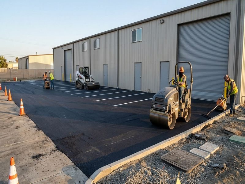 Commercial Asphalt Repair Resurfacing Morada Ca