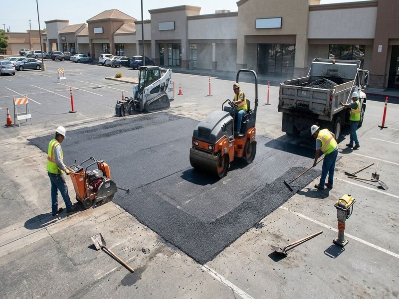 Commercial Industrial Asphalt Paving Tracy Ca
