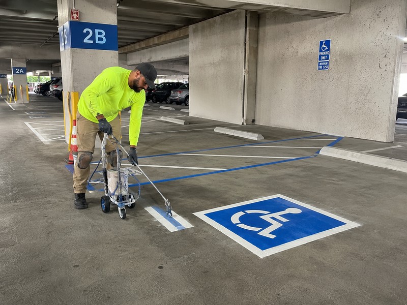 Accessible Stall Striping Medical Modesto Ca