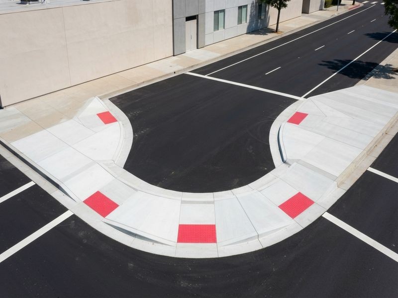 Corner Radius Double Curb Modesto Ca