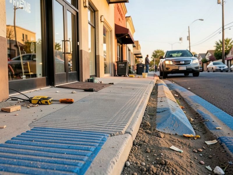 Curb Ramp Installation Apartment Modesto Ca