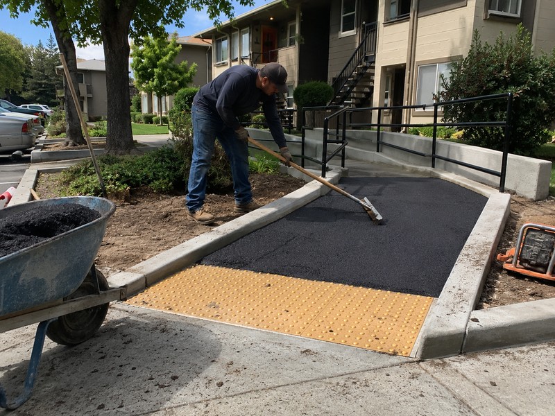 Ada Ramp Resurfacing After Modesto Ca