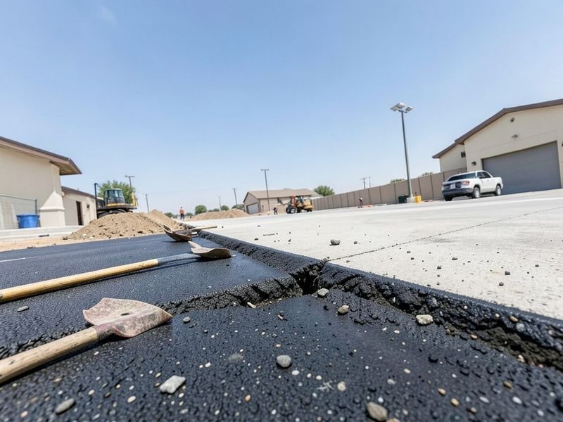 Patching Drive Thru Lane Modesto Ca