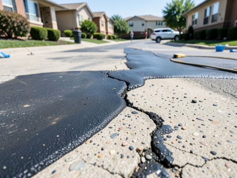 Crack Sealing Industrial Yards Modesto Ca
