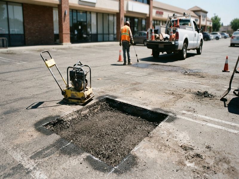 Pothole Repair High Traffic Modesto Ca