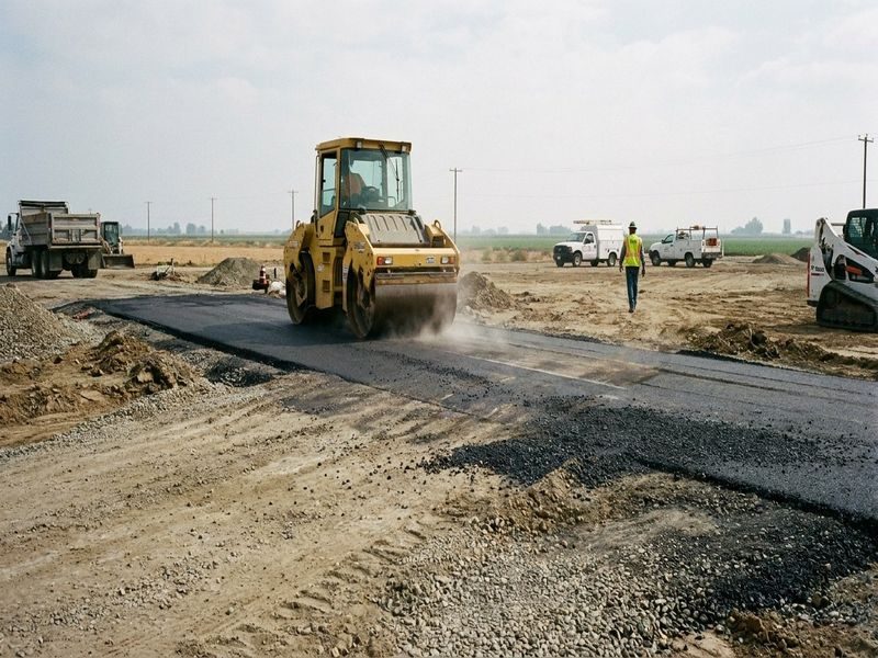 Delivery Fleet Yard Paving Modesto Ca