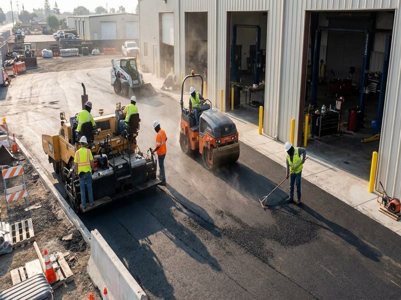 Fleet Yard Expansion Paving Modesto Ca