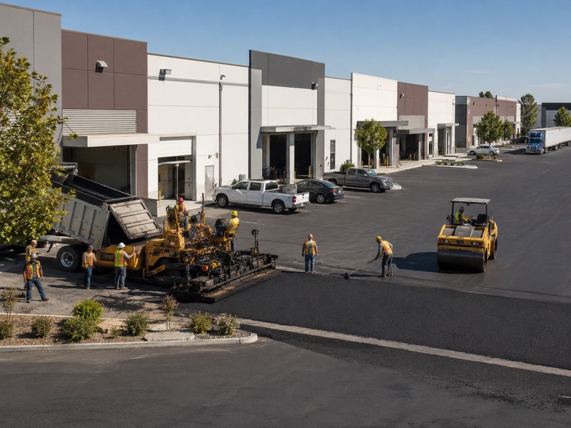Industrial Driveway Paving Manufacturing Modesto Ca