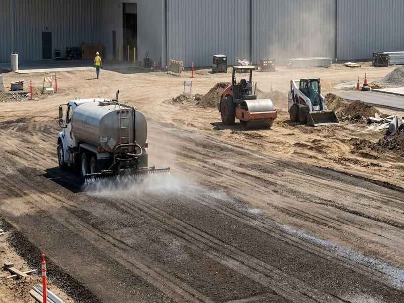 Light Manufacturing Facility Paving Modesto Ca