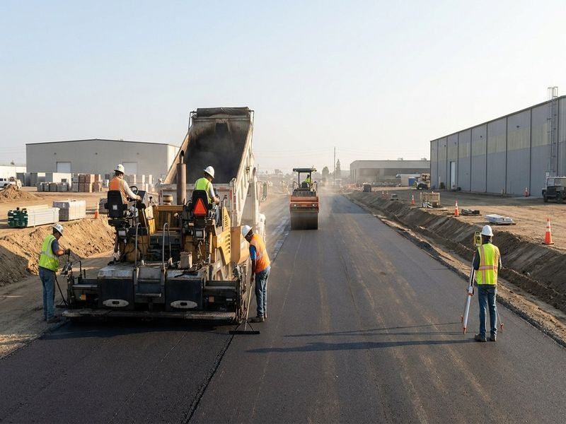 Manufacturing Facility Paving Agricultural Modesto Ca