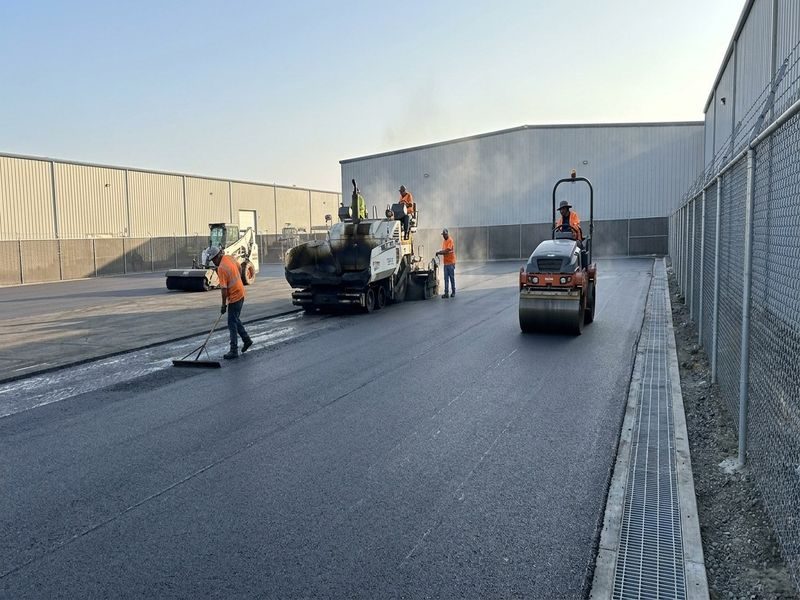 Manufacturing Facility Paving Around Modesto Ca