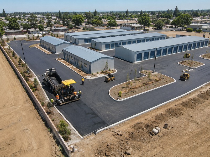 Storage Facility Expansion Paving Modesto Ca