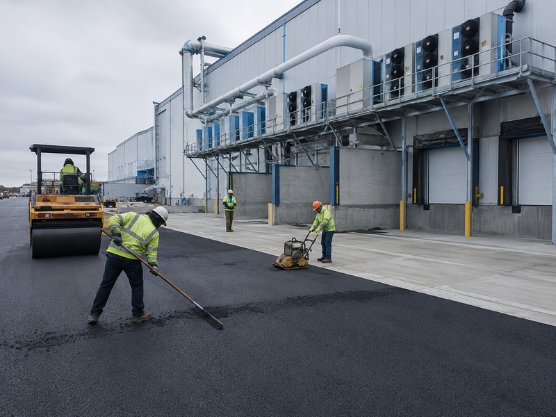 Warehouse Yard Paving Trailer Modesto Ca