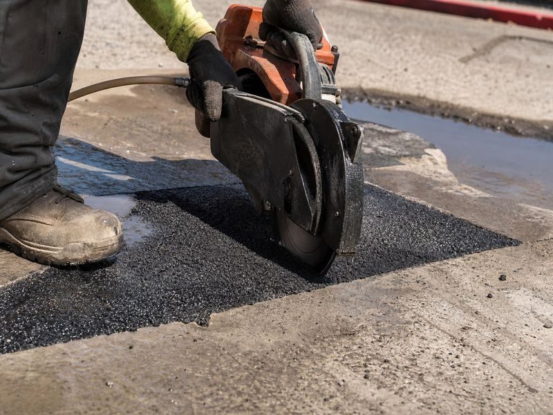 Large Pothole Full Depth Modesto Ca