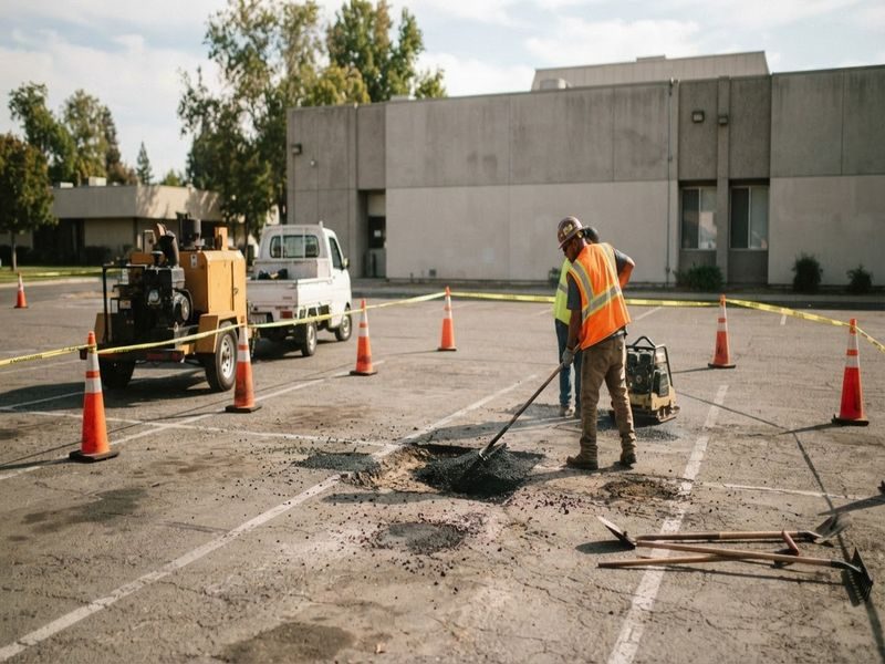 Modesto Ca Pothole Repair Program With