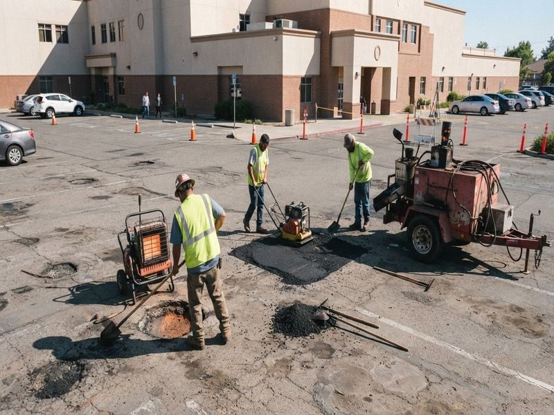 Pothole Repair Program Industrial Modesto Ca