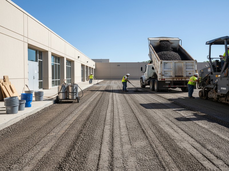 Public Works Yard Paving Modesto Ca