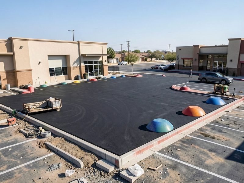 Retail Center Paving With Modesto Ca