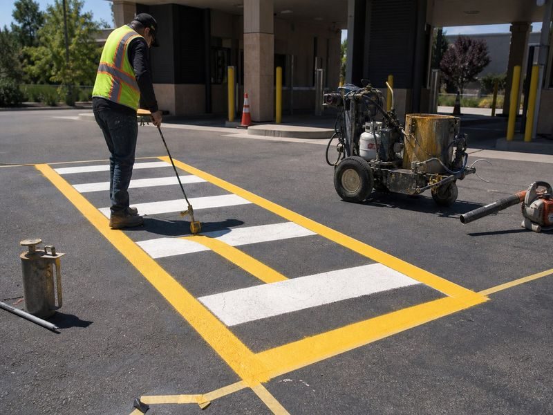 Loading Zone Striping Modesto Ca