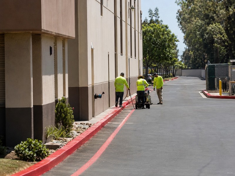 Fire Lane Striping Around Modesto Ca