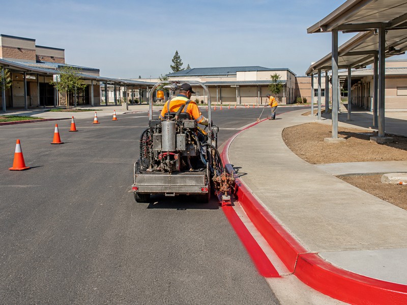 Fire Lane Striping New Modesto Ca