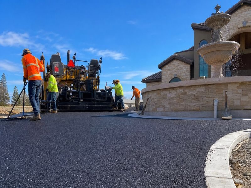 Driveway Paving Production Tract Modesto Ca