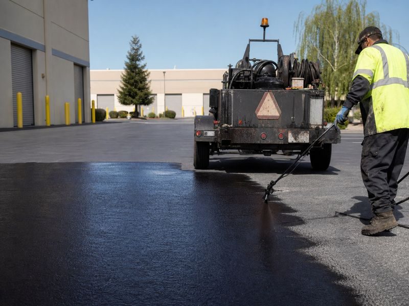 Sealcoating Before Winter Prep Modesto Ca