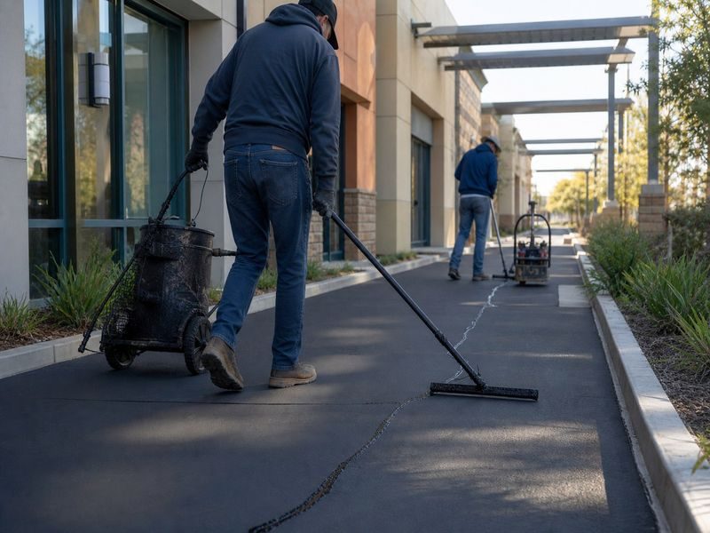 Hairline Crack Repair Driveways Modesto Ca