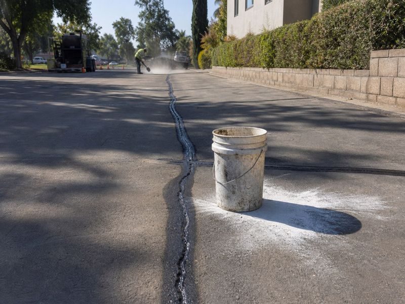 Crack Sealing Driveways Under Modesto Ca