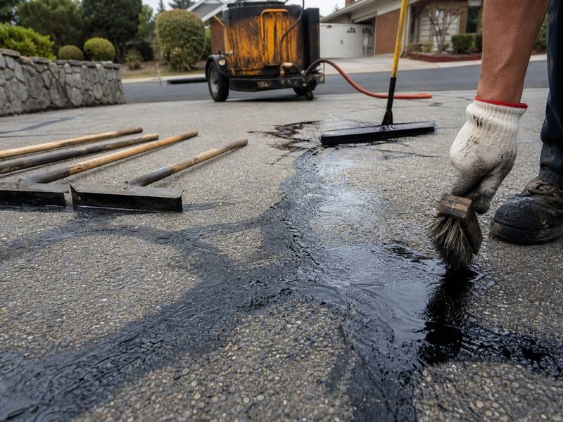 Crack Sealing Edge Cracking Modesto Ca