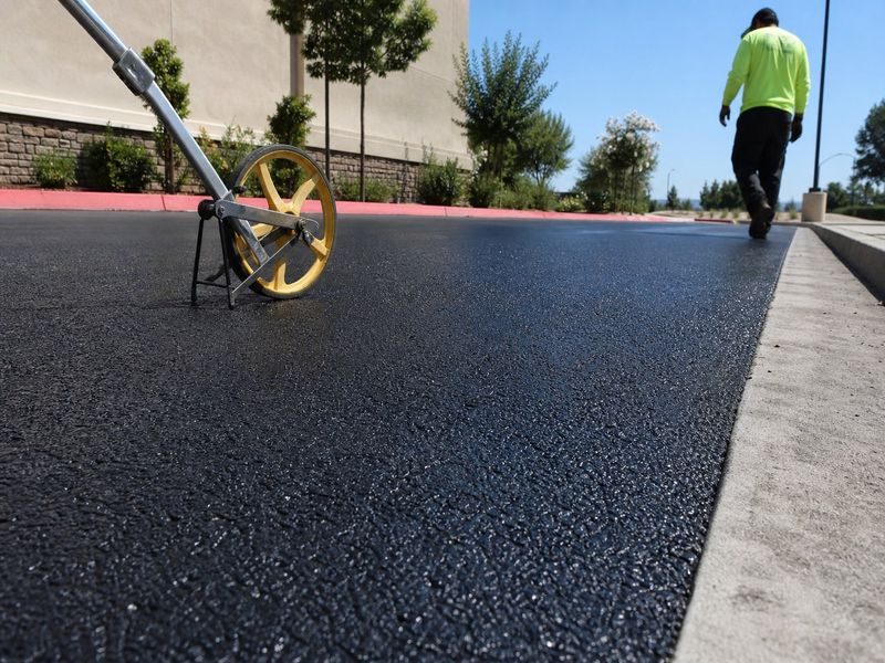 Sealcoating Application Standard Driveways Modesto Ca