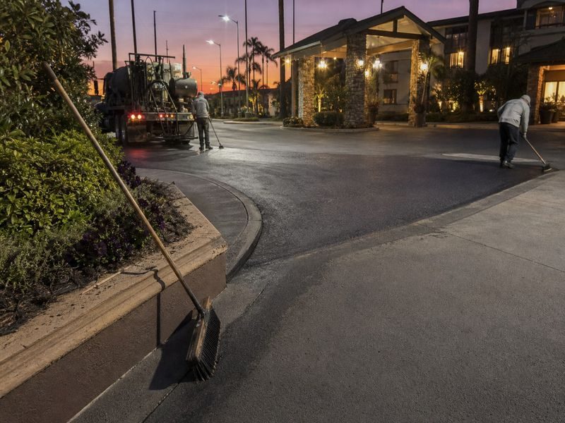Sealcoating Application With Post Modesto Ca