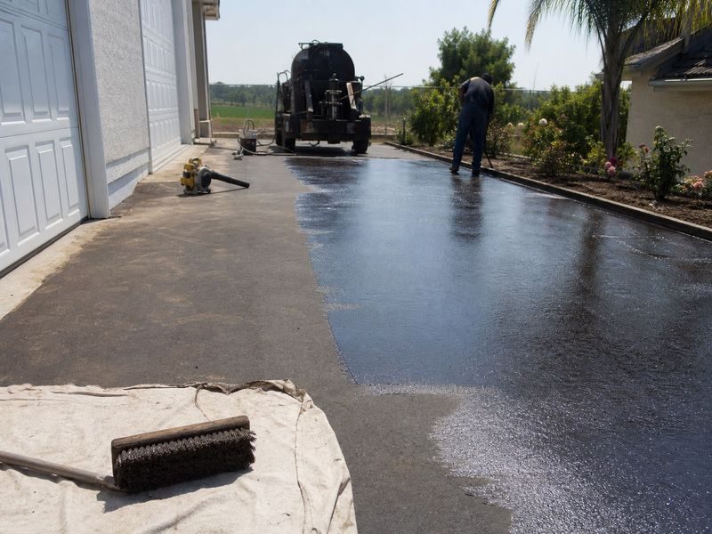 Sealcoating Maintenance Driveways Under Modesto Ca