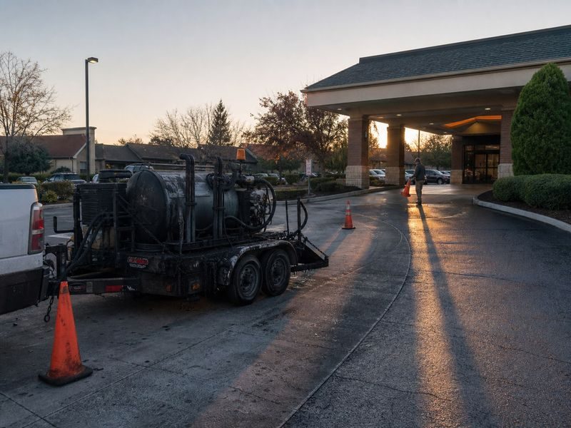 Sealcoating Maintenance On 2 Modesto Ca