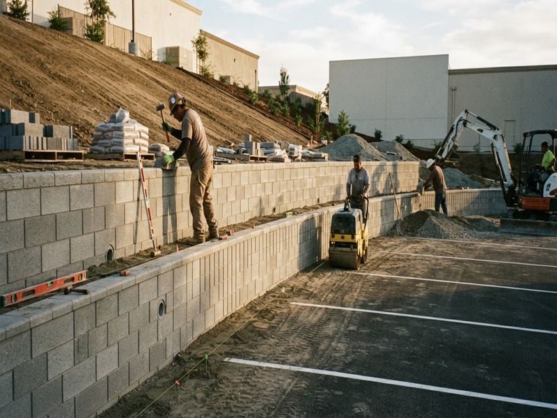 Retaining Wall Installation Apartment Modesto Ca