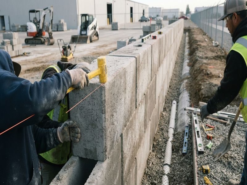 Retaining Wall Installation Municipal Modesto Ca