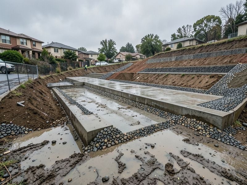 Site Grading Flood Prone Modesto Ca