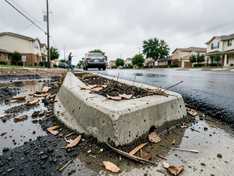 Modesto Ca Curb Gutter Repair From