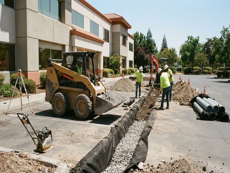 French Drain Installation Ahead Modesto Ca