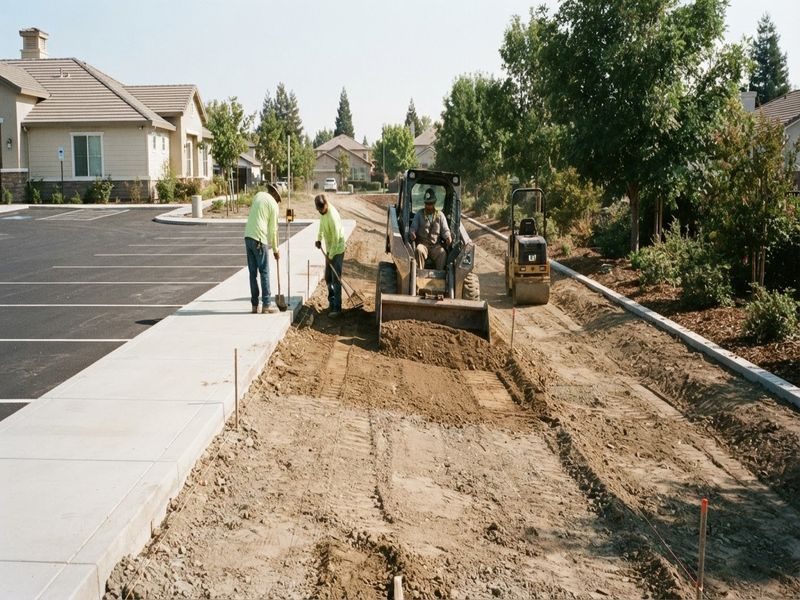 Slope Grading Hillside Properties Modesto Ca