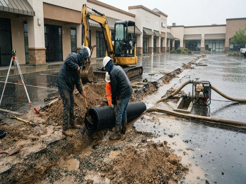 Stormwater Solutions Office Parks Modesto Ca